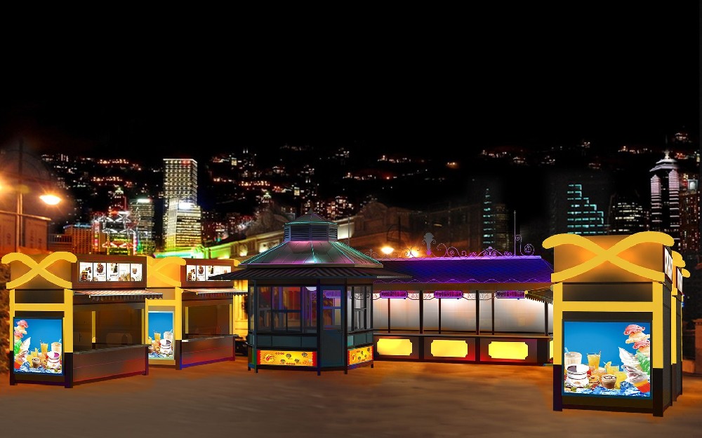 美观的售货亭，往往能够带来更多的商机！